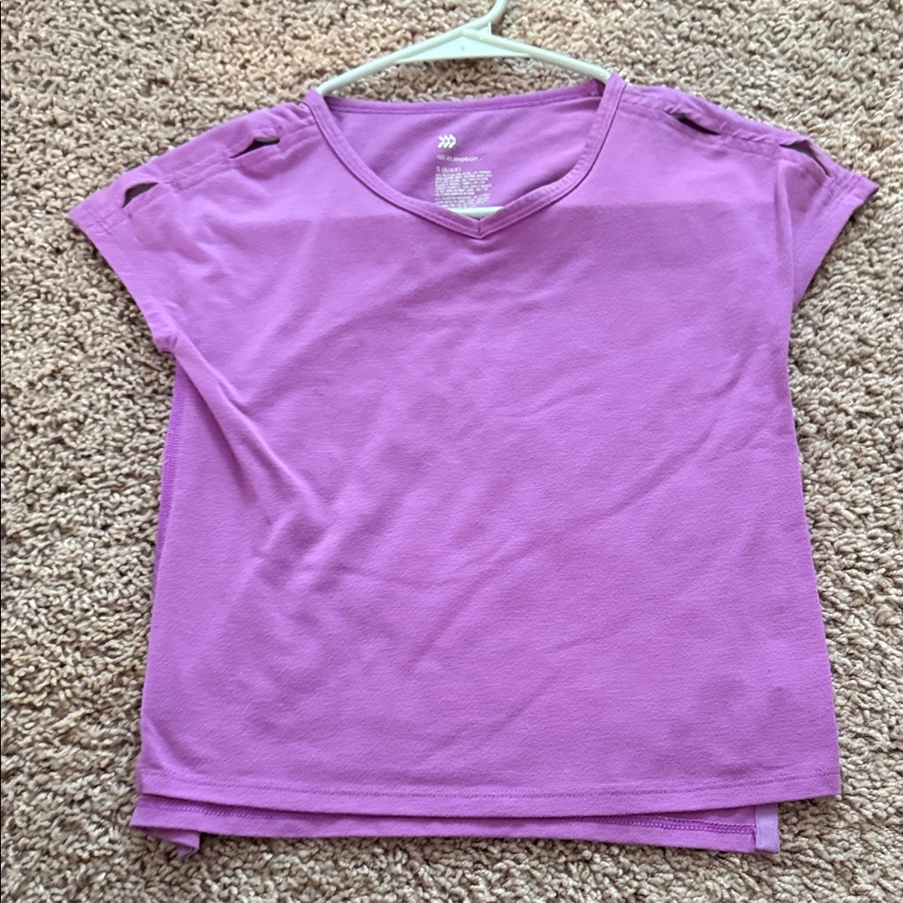 All in Motion Kids Short Sleeve Tee - Purple